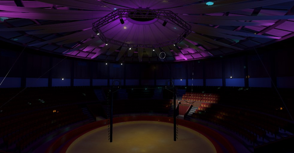 auditorium from the virtual reality circus project