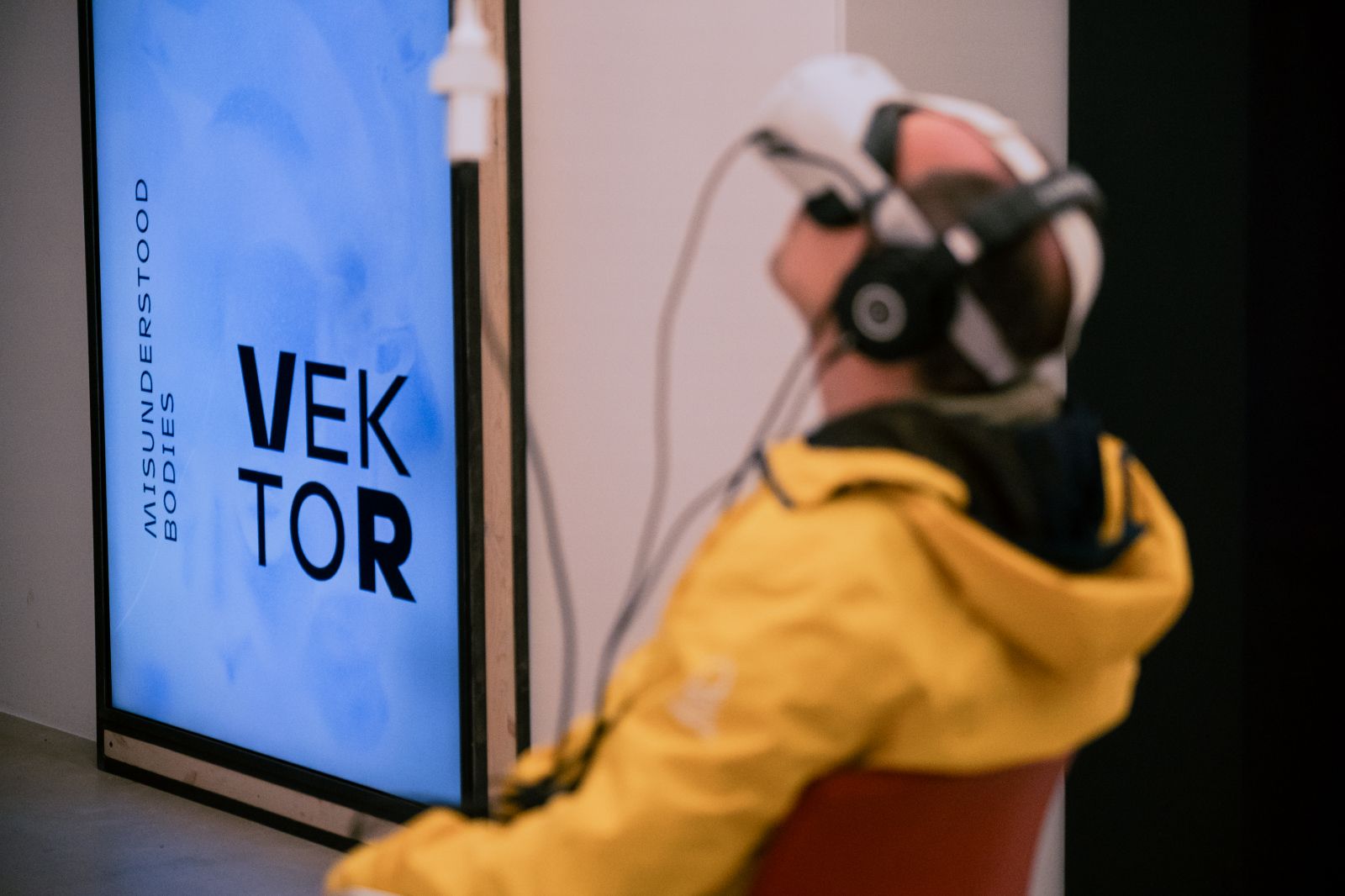 man with VR headset